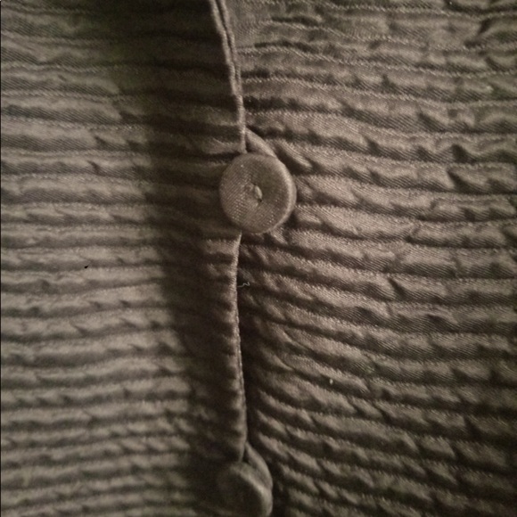 Eileen Fisher silk blended A-line blazer - Picture 9 of 11